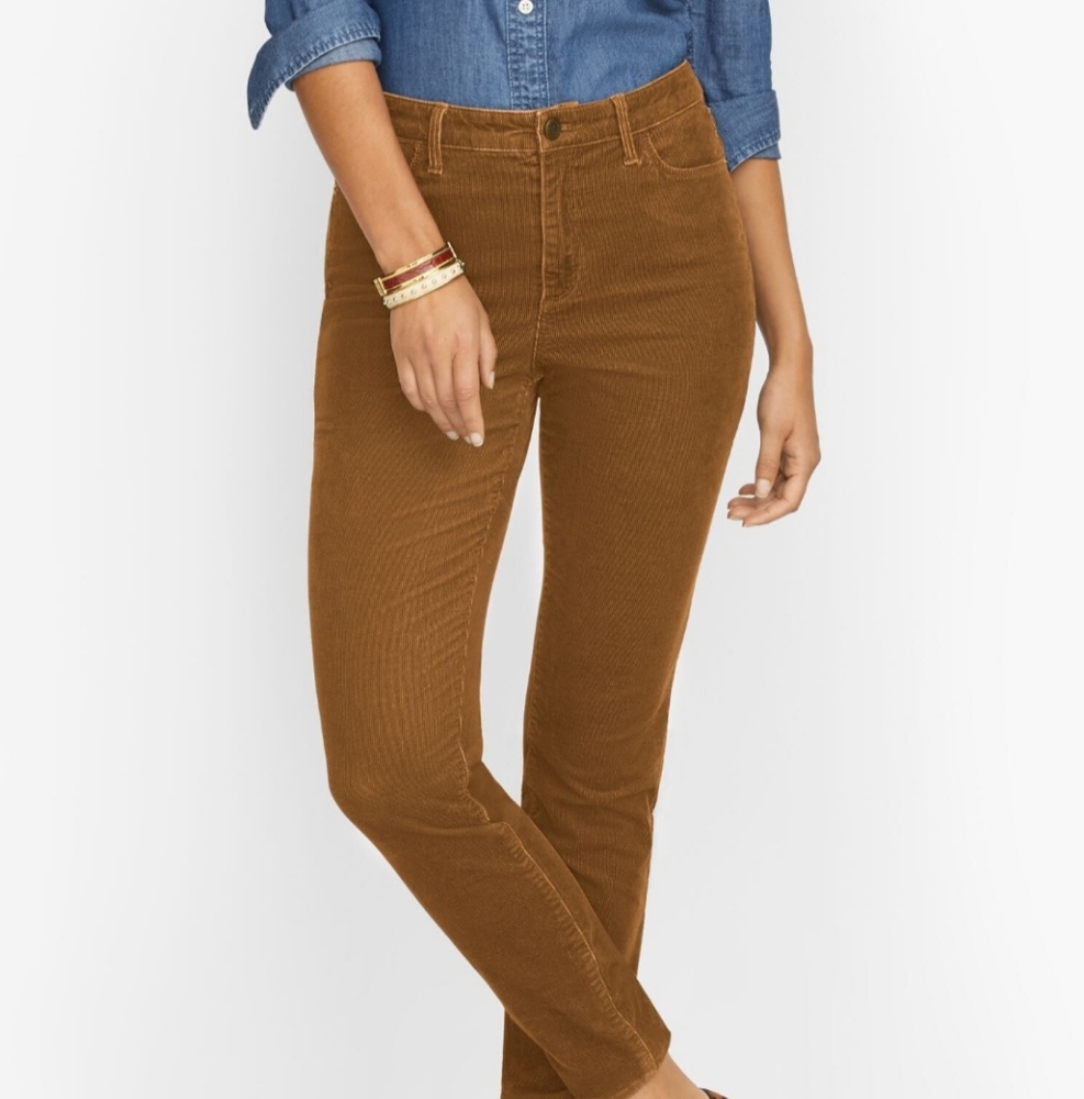 NWT TALBOTS STRETCH CORDUROY JEGGING SIZE 16